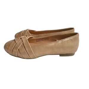 Sugar Little Girls Becki Flat Dressy Shoes in‎ Warm Gold Tan, Size 11